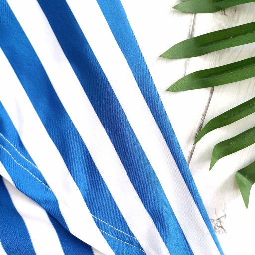 "Tengerparti csíkok" - átlapolt ruha